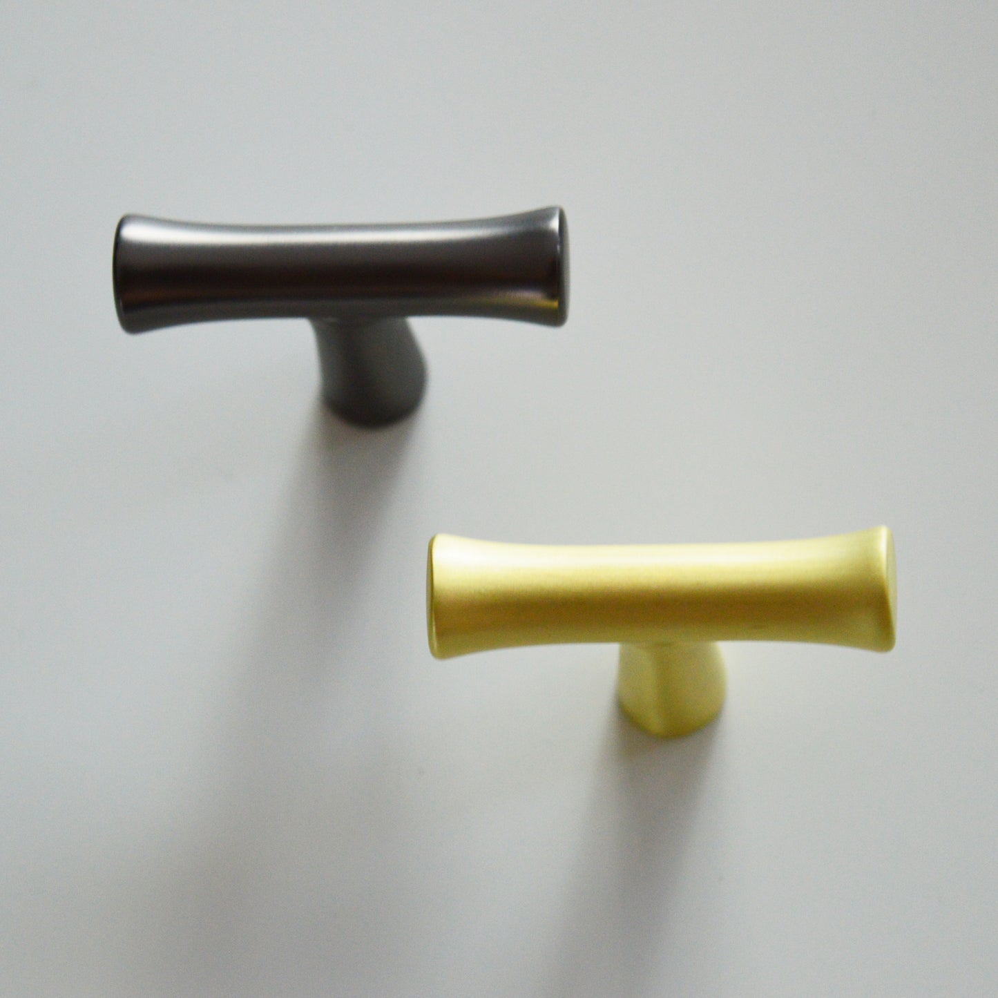 Bamboo T-Knob modern metal furniture handle