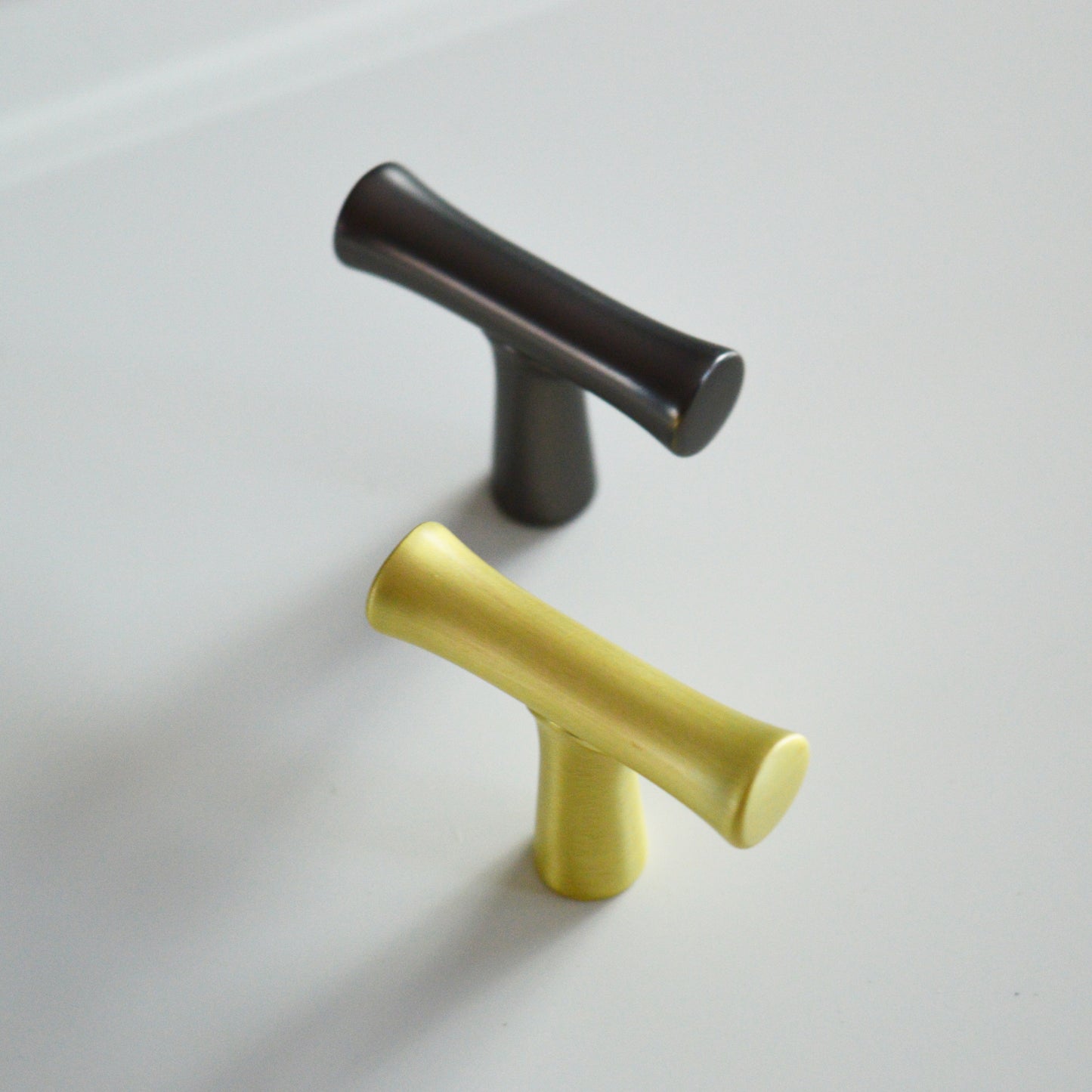Bamboo T-Knob modern metal furniture handle