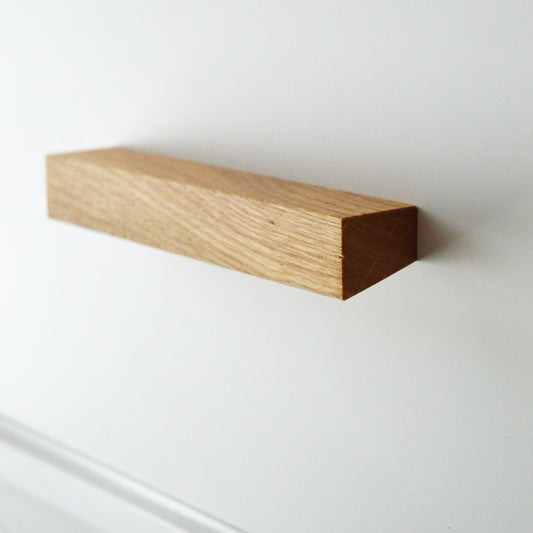 Ferrara modern Wooden furniture handle, oiled Oak