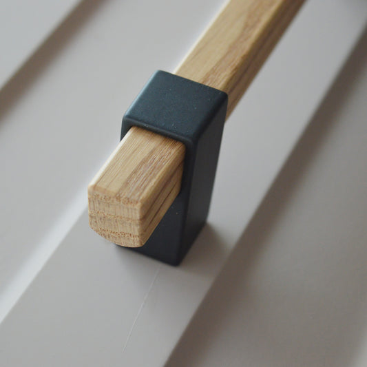 Beam Metal and Wood Furniture Handle