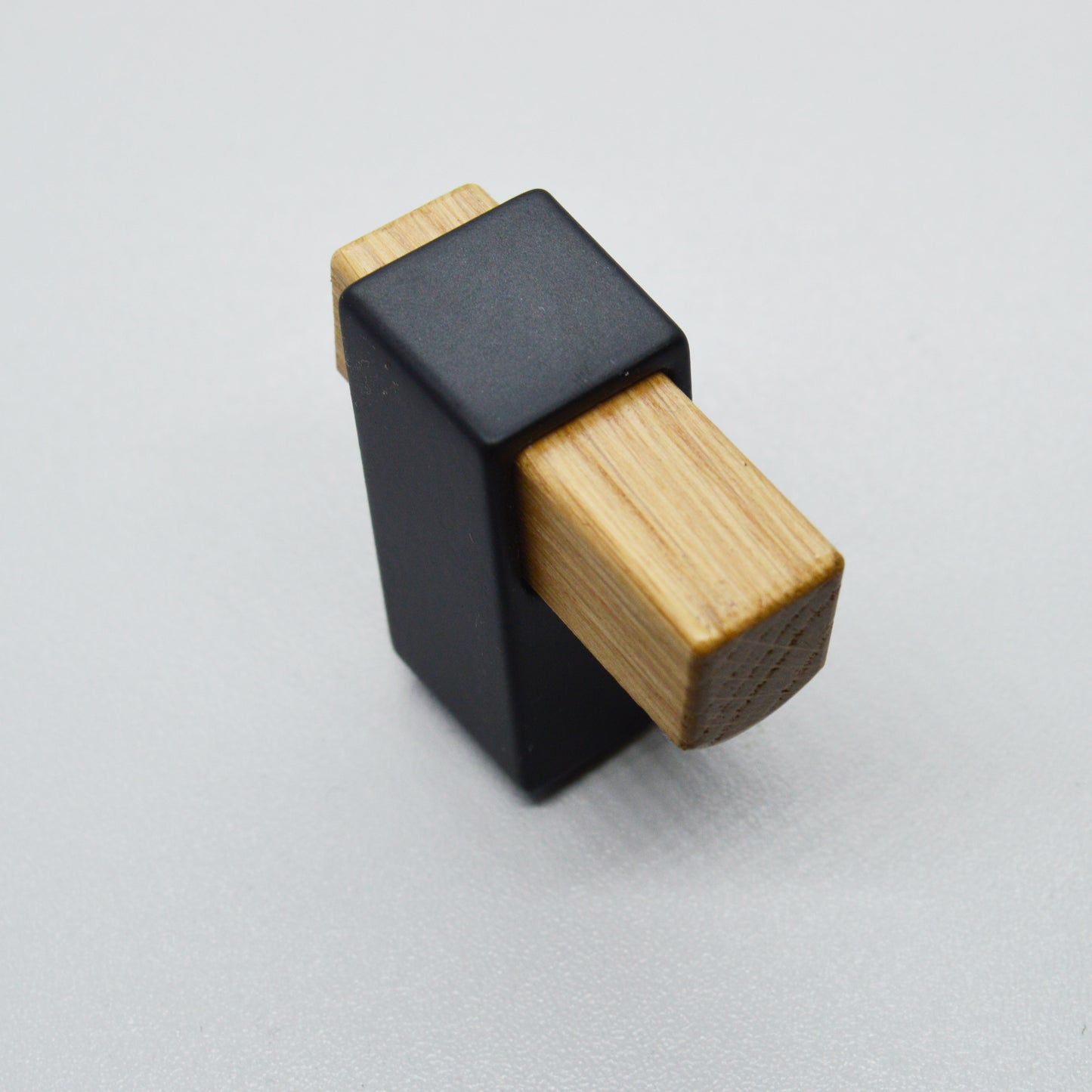 Beam Metal and Wood Furniture Knob