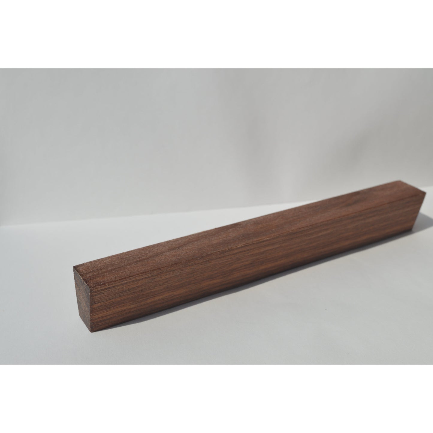 Lucca modern Wooden furniture handle, oiled walnut