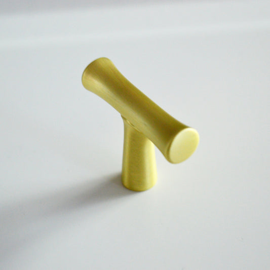 Bamboo T-Knob modern metal furniture handle