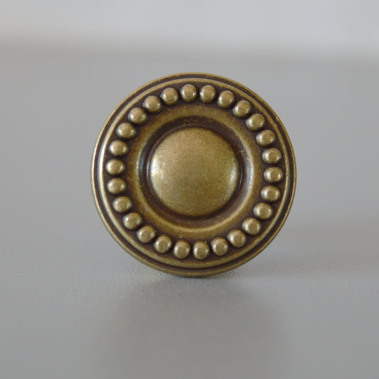 15.344.30.12 Bronze furniture knob Classic metal furniture knob