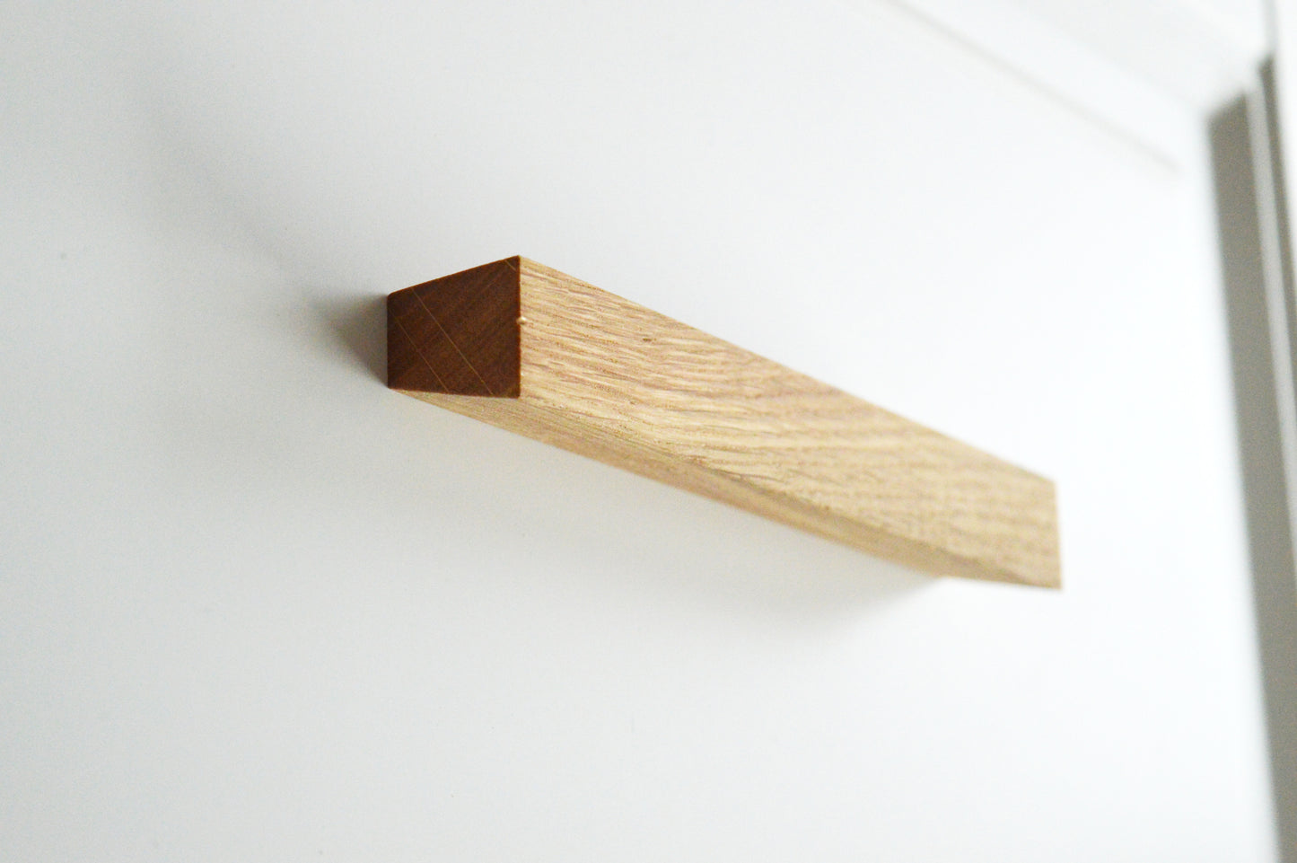 Ferrara modern Wooden furniture handle, oiled Oak