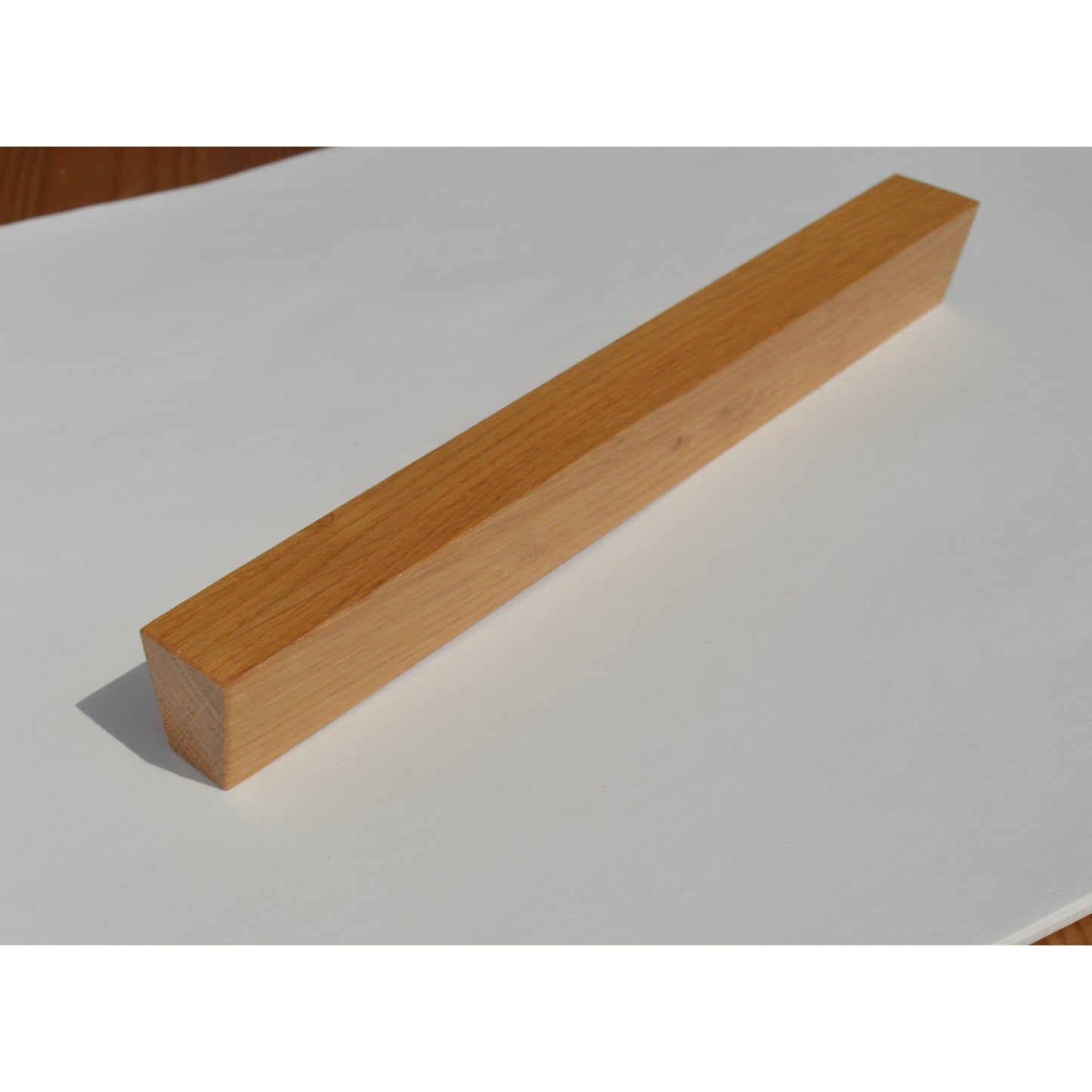 Imola solid wood furniture handle – natural elegance, lacquered oak