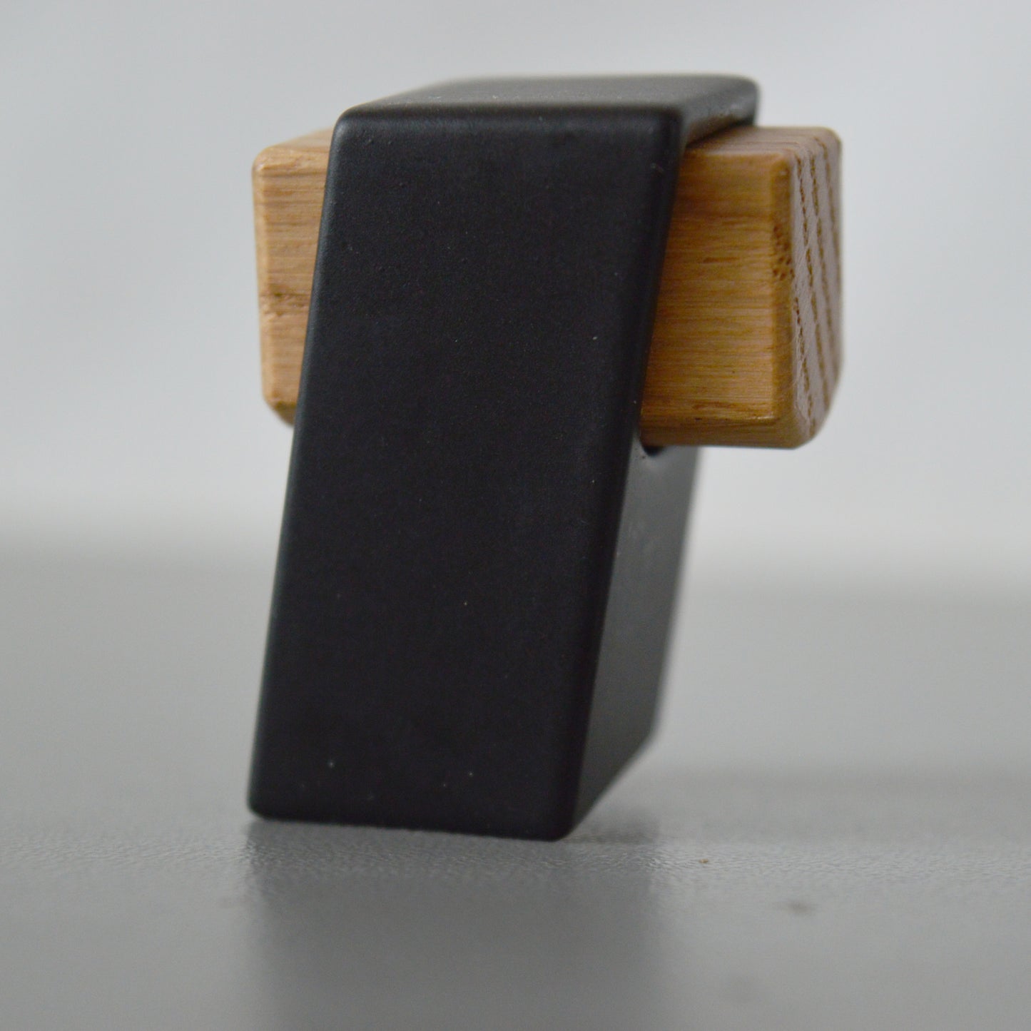 Beam Metal and Wood Furniture Knob