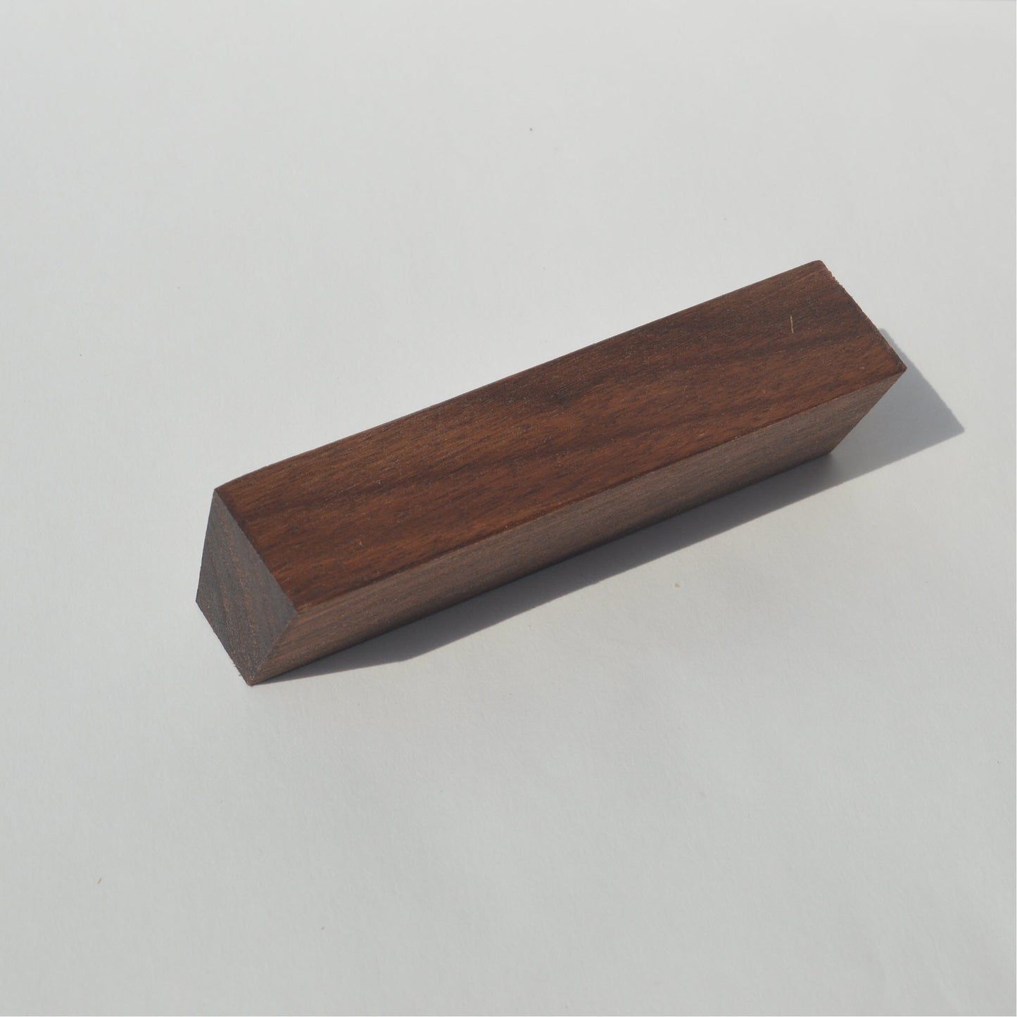 Lucca modern Wooden furniture handle, oiled walnut