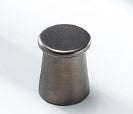 Buffer metal furniture knob